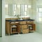 James Martin Vanities 72'' Double Vanity, Light Natural Oak w/ 3 CM Charcoal Soapstone Quartz Top 424-V72-LNO-3CSP - alternate 2